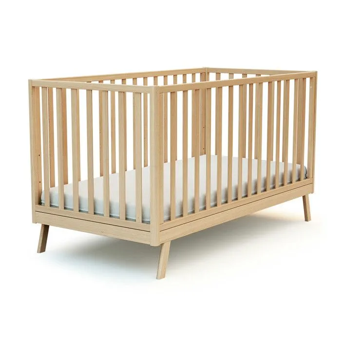 AT4 -  Lit cabane bébé évolutif CONFORT en bois  Hêtre Verni - Taille unique-3