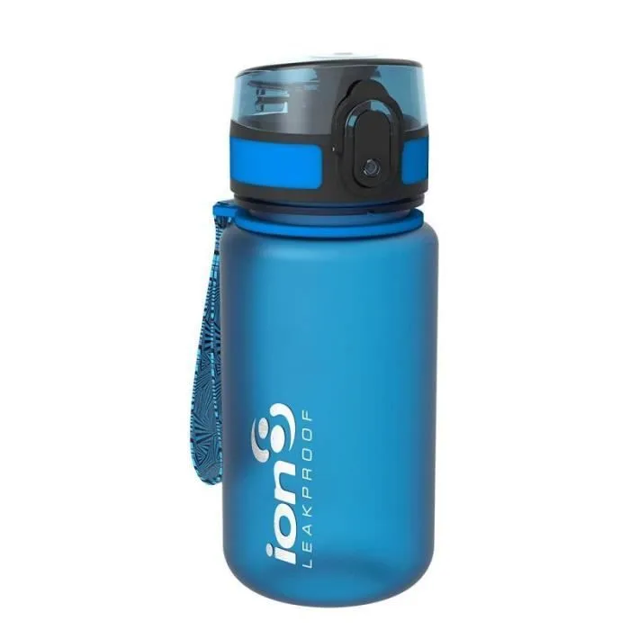 Bouteille d'eau - Ion8 - I8350FBLU - 350ml - Sans BPA - Étanche-0