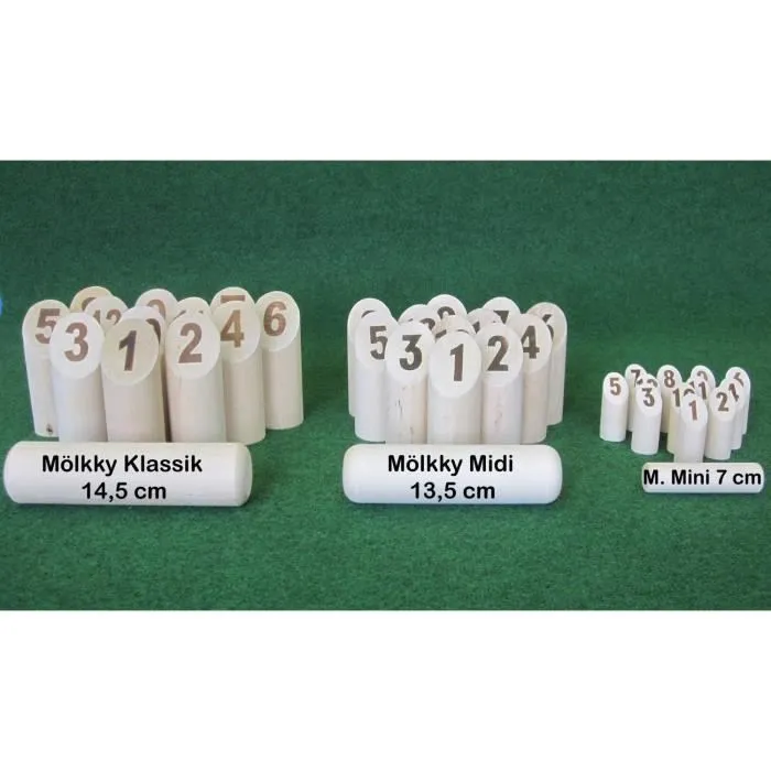 Jeu de quilles Mölkky - TACTIC - Version Luxe - Bois massif - Mixte - A partir de 7 ans-3