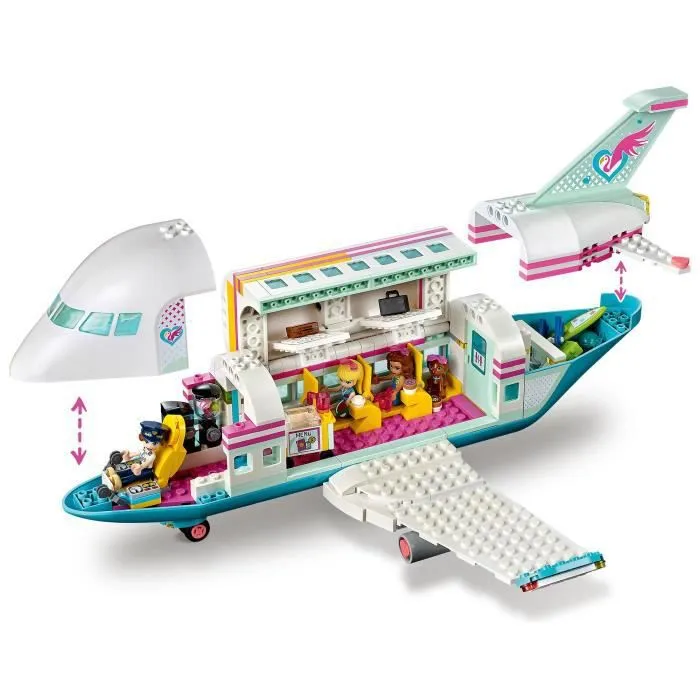 LEGO® Friends 41429 L’avion de Heartlake City, avec 3 Mini Poupées, Jouet pour Enfant de 7ans et + Fille et Garçon-2