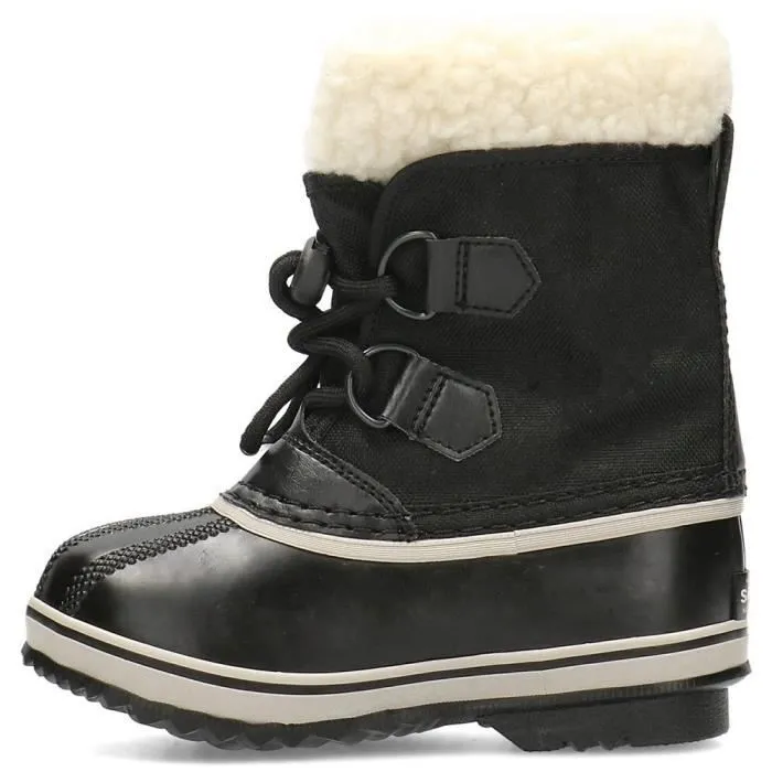Bottes enfant - Sorel - Yoot Pac Nylon - Noir - Lacets - Haute tige-3