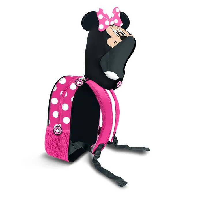 Sac à dos à Capuche Hood - Disney Minnie Mouse Clever - Noir - Taille Unique-0