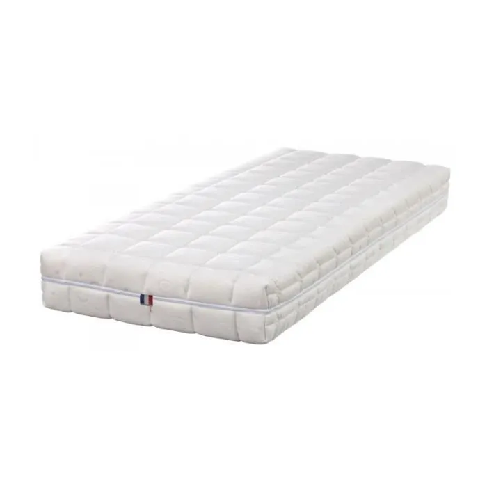 Matelas pour Literie électrique Latex Naturel 80 Kg/m3 - DEHOUSSABLE - Hauteur 21 cm - Soutien Souple (120x190)-0