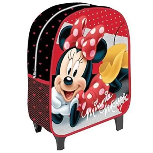 Disney Fille, Sac à Dos, Rouge, Taille Unique-0