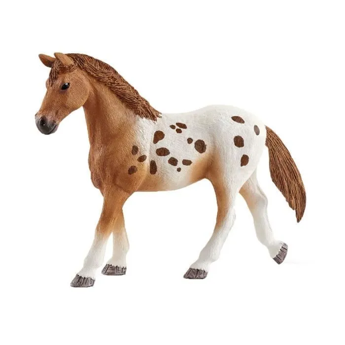 Figurine SCHLEICH - L'entraînement au concours d'Horse Club Lisa - Pour Enfant - Mixte - Extérieur - Marron-3