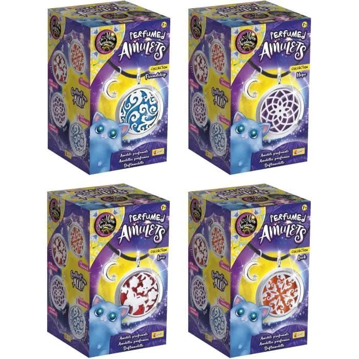 Amulettes parfumées - LISCIANI - The Moon Academy - Collection amulettes - Chance, amour, santé - Créations uniques-1
