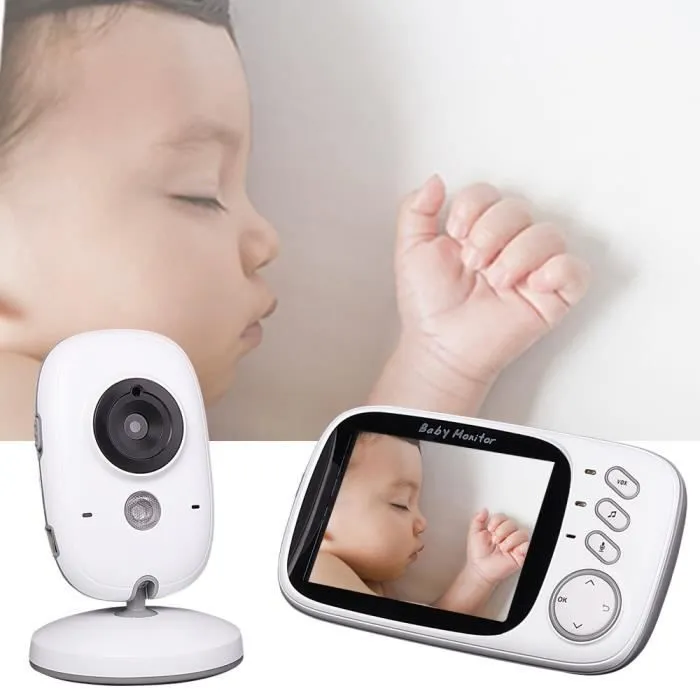 Vococal ® BabyPhone numérique vidéo Sans fil Multifonctions 3.2 pouces avec Night vision livraison-0