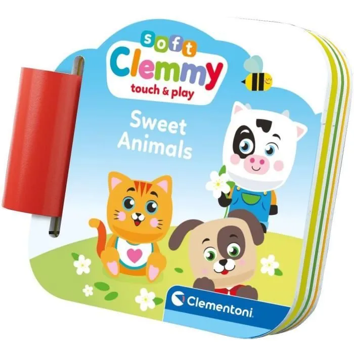 Clementoni - Cubes & Animaux Soft Clemmy - 6 cubes + 3 personnages + Livre-3