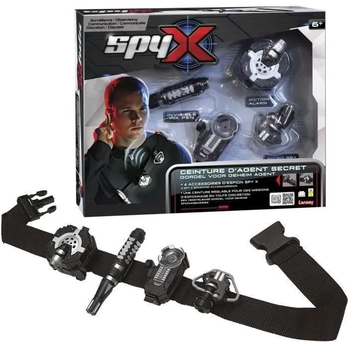 Jeu d'espion - LANSAY - 21085 - Spy X - Ceinture D'Agent Secret-1