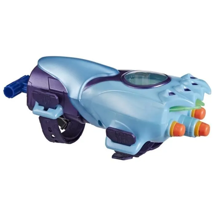 Nerf blaster de combat Cyber-Sleeve avec 3 fléchettes Nerf et cyber-épée, jouet de déguisement interactif, Transformers EarthSpark-1