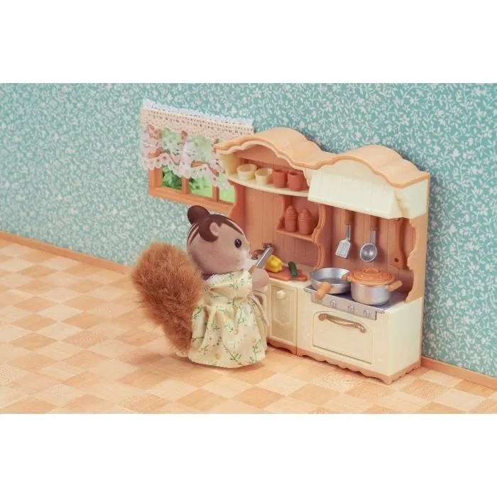 Figurines miniatures - SYLVANIAN FAMILIES - 5341 - La cuisine aménagée-6