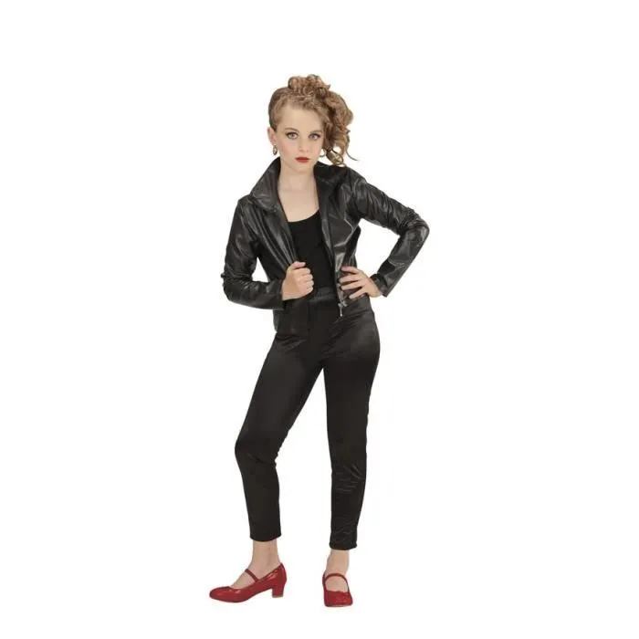 Widmann Déguisement Grease T-Birds pour filles et adolescentes (5-7 ans)-3