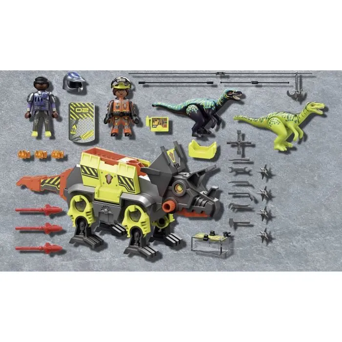 Playmobil - 70928 - Dino Rise - Robot-Dino de Combat - Avec 2 personnages et accessoires-3