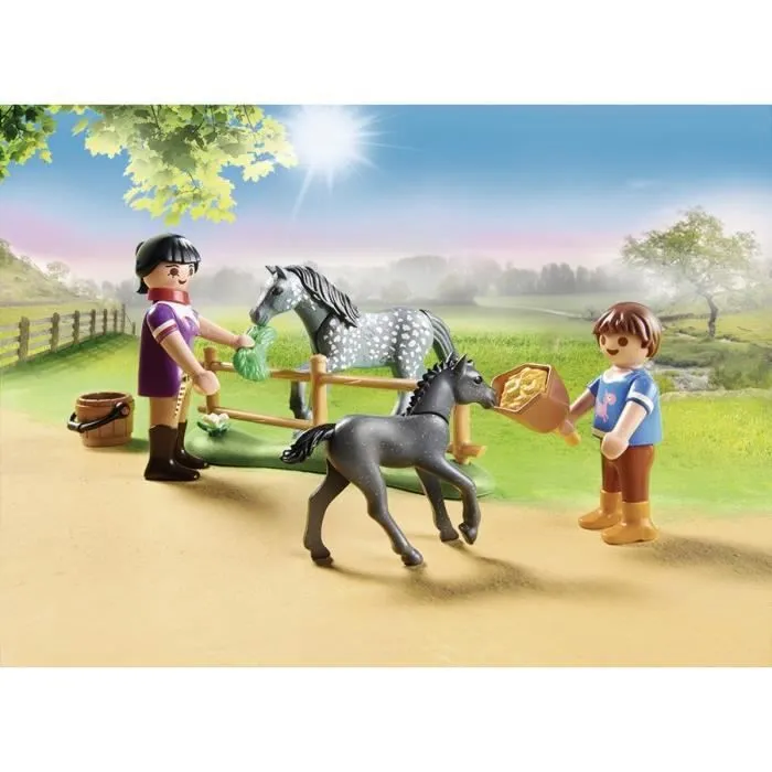 PLAYMOBIL - 70519 - Café du poney club - 77 pièces - Pour enfants à partir de 4 ans-5