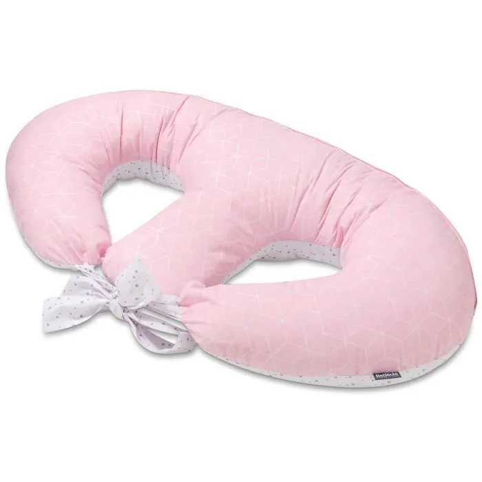 Bellochi Coussin D'allaitement Jumeaux avec Housse Coussin Allaitement - 100% Coton - Aurora-1