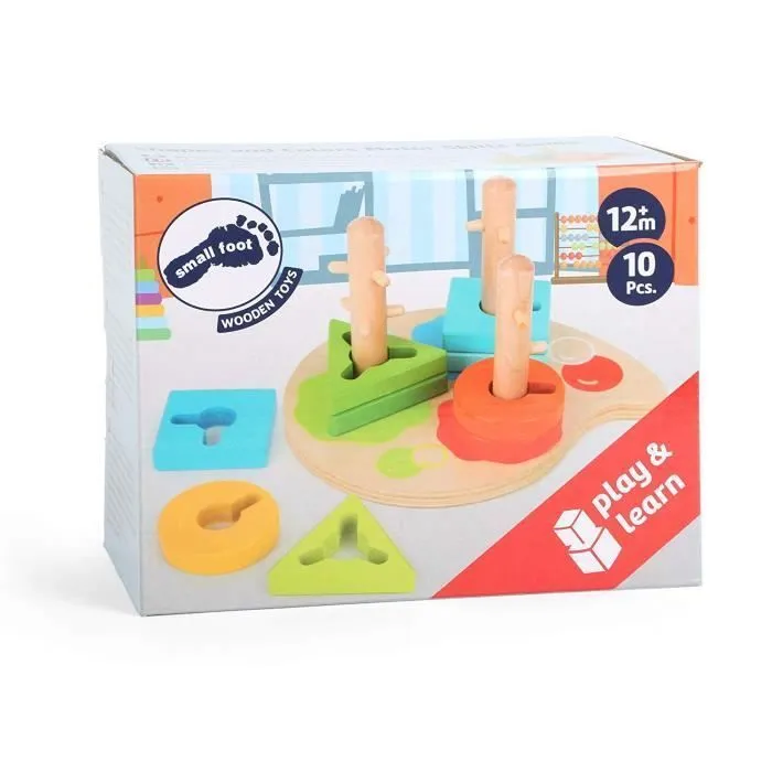 Jeu à emboîter avec Trois Formes géométriques-0