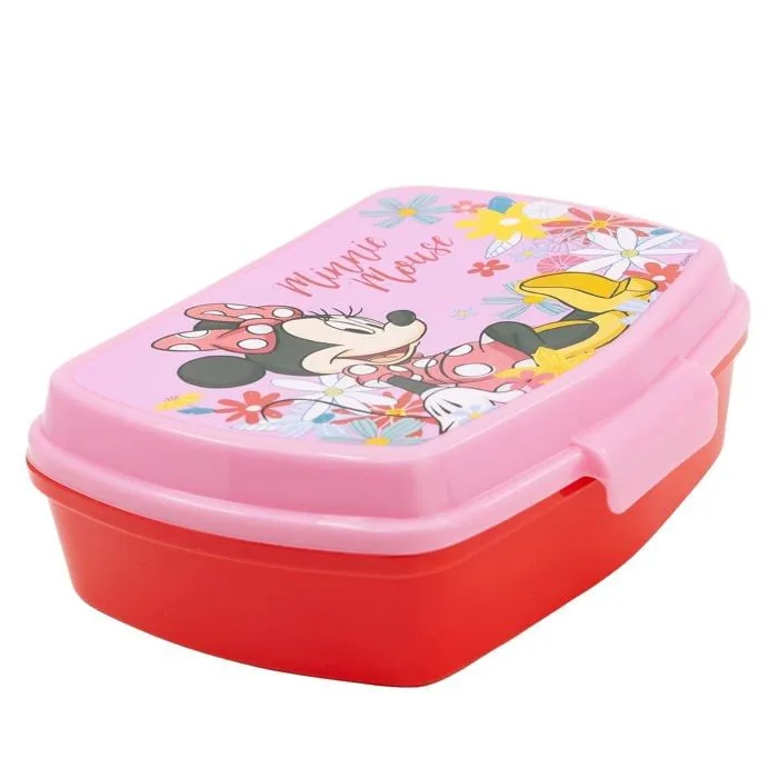 Lunch box - boite a repas Stor - 74474 - BOITE A LUNCH RECTANGULAIRE | MINNIE MOUSE SPRING LOOK-0