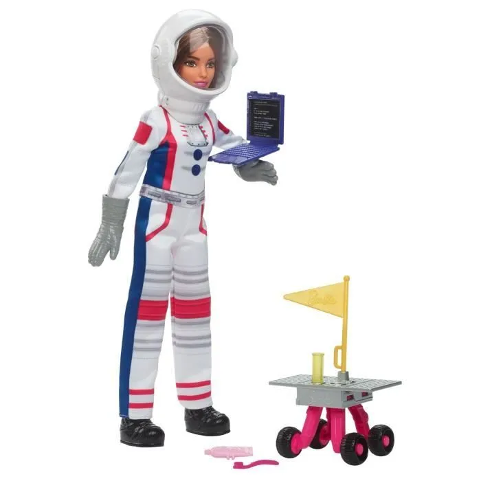 Coffret Barbie Astronaute - Mattel - 65ème Anniversaire - 10 Accessoires - Multicolore - 3 ans et plus-2