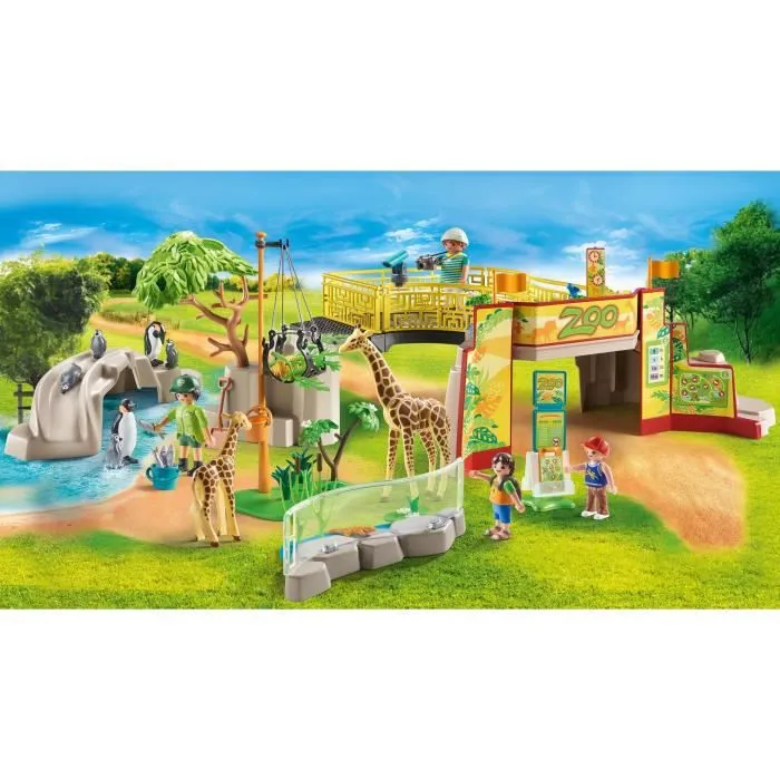 PLAYMOBIL - Le parc animalier - Ménagerie - Animaux sauvages-0
