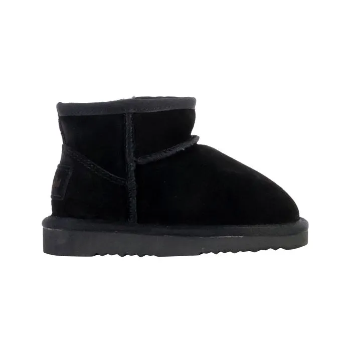 Bottines Chausson  Cuir Natural World Bota Alta Merino - Noir-1