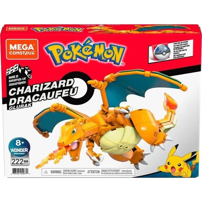 Mega Construx - Pokemon Dacaufeu à construire - Briques de construction - Dès 8 ans GWY77-4