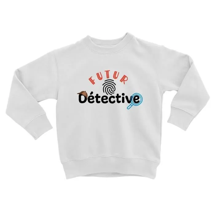 Sweatshirt Enfant Futur Détective Métier Film-0