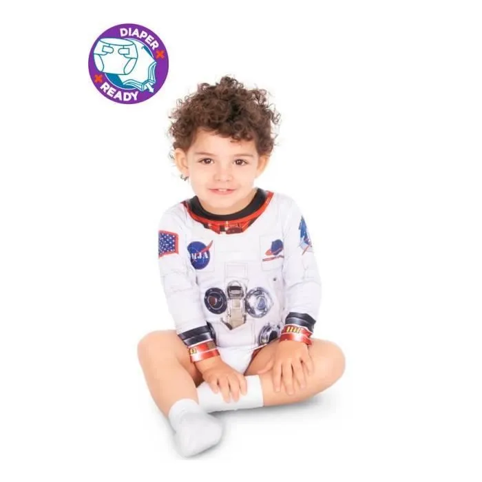 Déguisement d'astronaute pour bébé - DisfraZZes - Modèle mixte - Blanc - Polyester - Intérieur-0