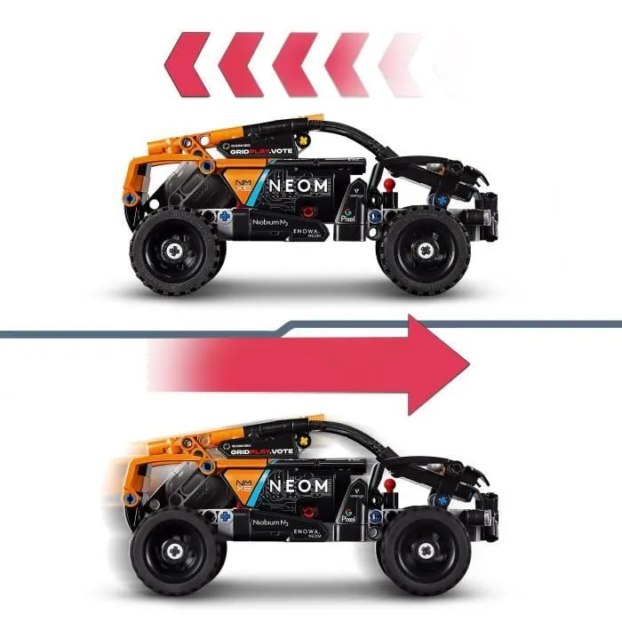 LEGO® 42166 Technic NEOM McLaren Extreme E Race Car, Jouet de Voiture à Rétrofriction pour Enfants, à Construire-3