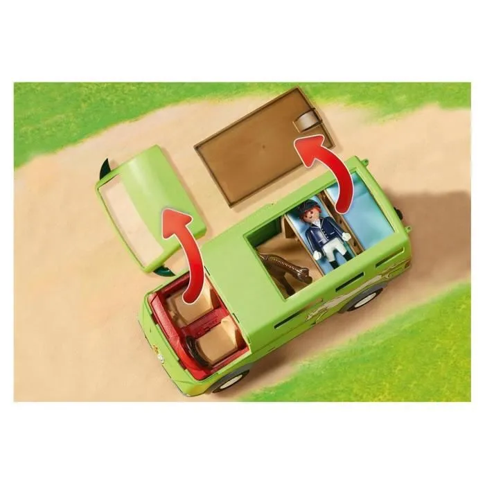 PLAYMOBIL 6928 - Country - Cavalier avec Van et Cheval-3