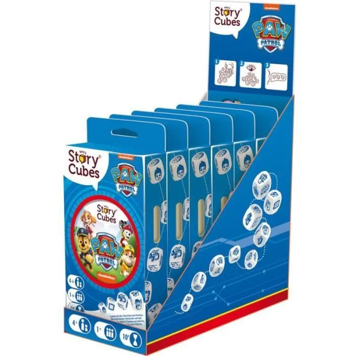 Pat' Patrouille - Asmodee - Rory's Story Cubes - Lancez les dés et créez des histoires dans l'univers de la Pat' Patrouille - Dés 4-2