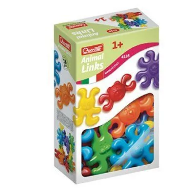 Collier de formes - QUERCETTI - Animaux - Jouet éducatif - 18 pièces - Plastique souple-0