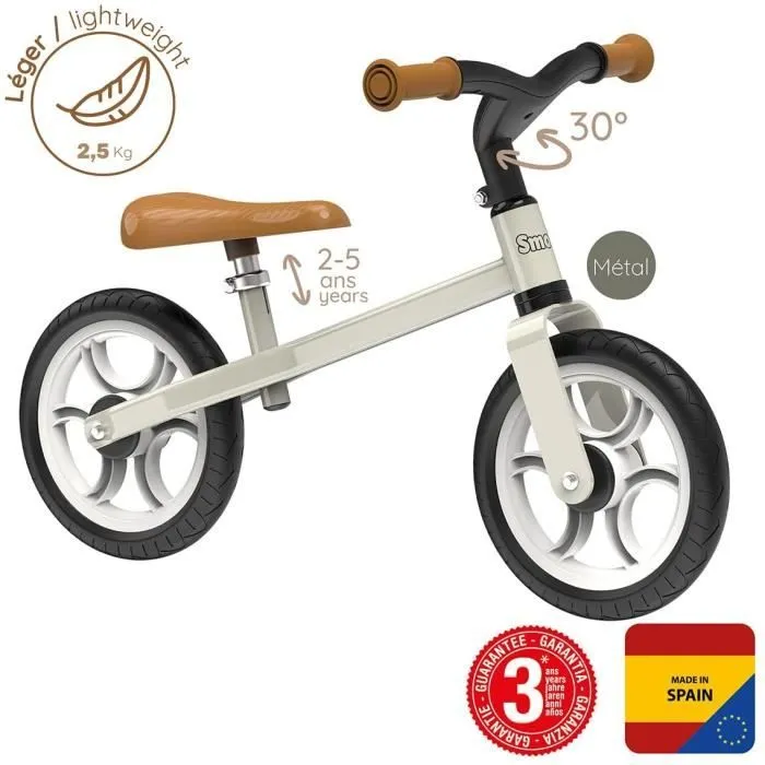 Draisienne - SMOBY - First Bike - Ultra légère - Réglable - Mixte-1
