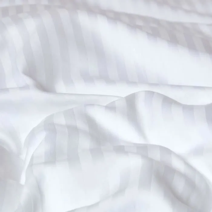 Taie d'oreiller - Satin de coton - Blanc - 50 x 75 cm - 330 fils - Hypoallergénique-3