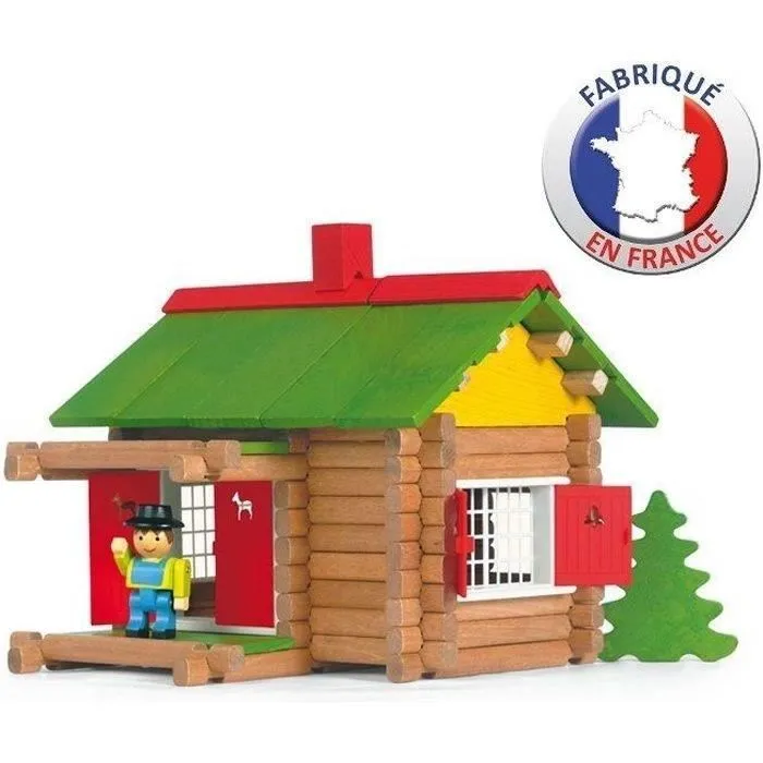 Jeujura - Mon Chalet en Bois 100 pièces-0