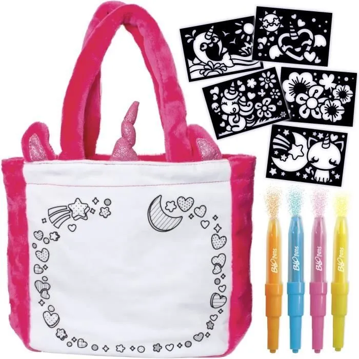 Blopens - LANSAY - Styl'bag - 5 pochoirs - 1 sac licorne - Dès 6 ans-2
