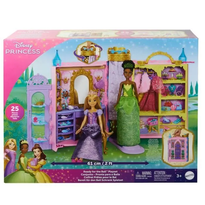 Princesses Disney-Prêtes pour le bal-Coffret dressing HXC20-4
