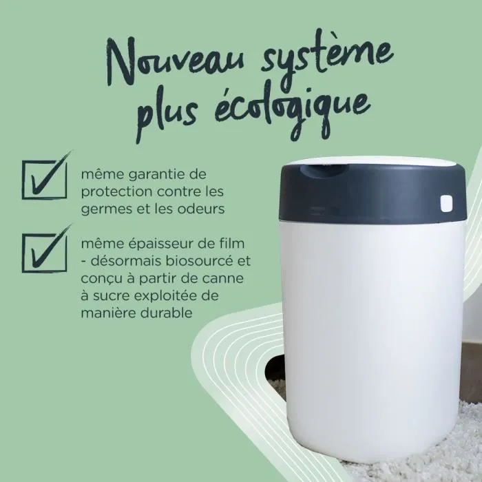 TOMMEE TIPPEE Poubelle à Couches Twist & Click, Starter Pack, Protection Anti-Odeur Et Anti-Germe Garantie, Lot de 12-6