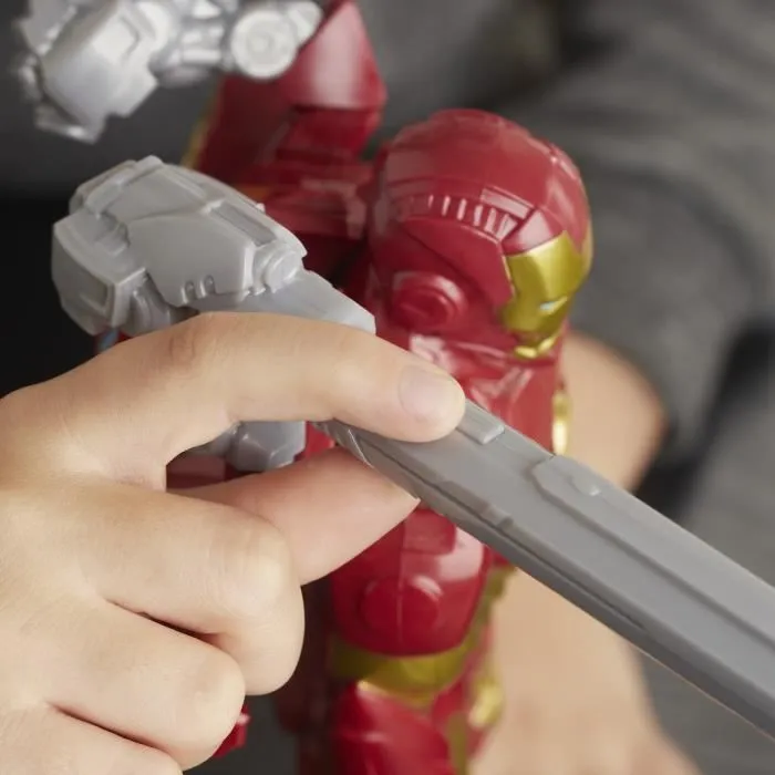 Figurine Iron Man de 30 cm - AVENGERS - Titan Hero Blast Gear-2