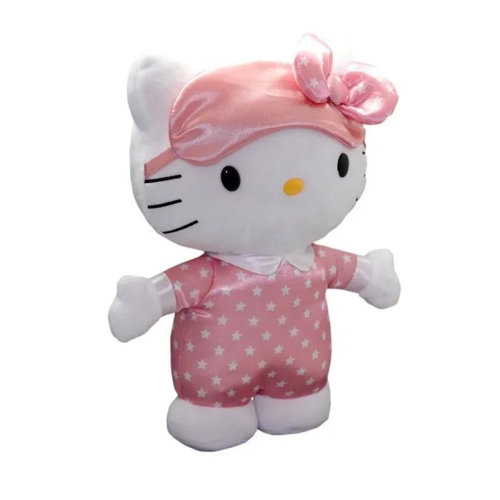 Hello Kitty, Peluche Bonne Nuit, Sons et lumières, 35 cm, Pour les enfants dès 3 ans, HKT10-2