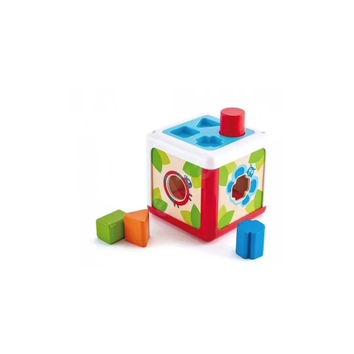 Jouet éducatif - HAPE - Boite à forme cube - Multicolore - Pour bébé de 12 mois et plus-1
