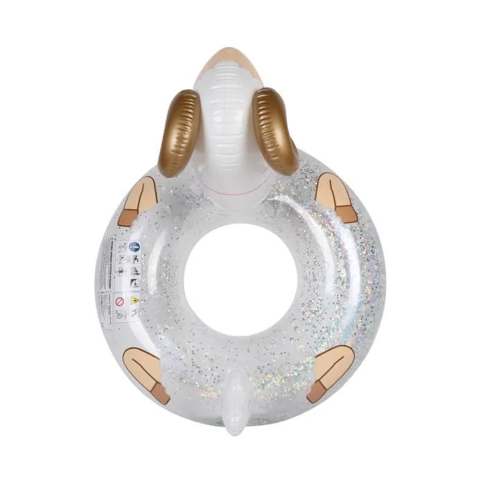 Bouée Gonflable Ronde - Air My Fun - Mouton à Paillettes - ø115cm-1