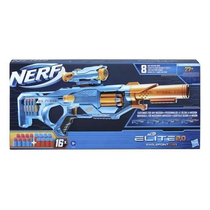 NERF - Elite 2.0 - Blaster Eaglepoint RD-8 - 8 fléchettes - Personnalisable-5