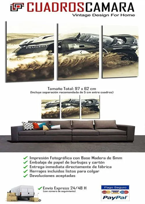 Affiche - poster Cuadros cámara - PST26961 - Cadre photo poster multicolore 97 x 62 cm-1