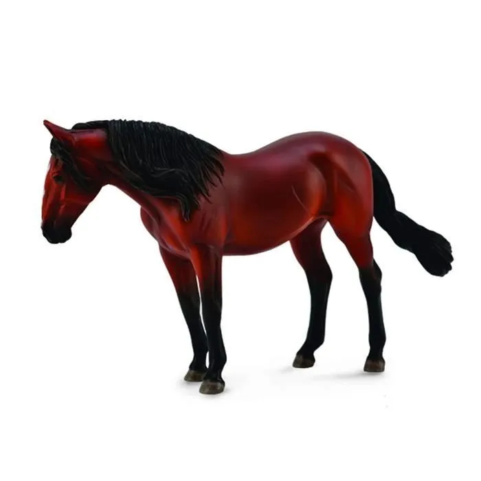 Collecta chevaux : Jument lusitanienne 1:12 marron marron-0