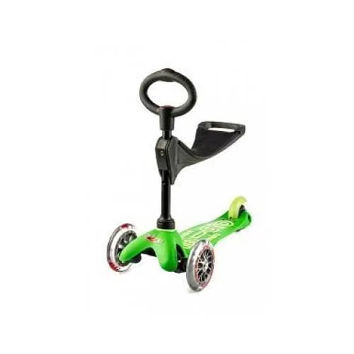 Trottinette - MICRO - Mini Micro Deluxe 3 en 1 - Vert Anodisé - 3 roues - Pour enfants dès 2 ans-0