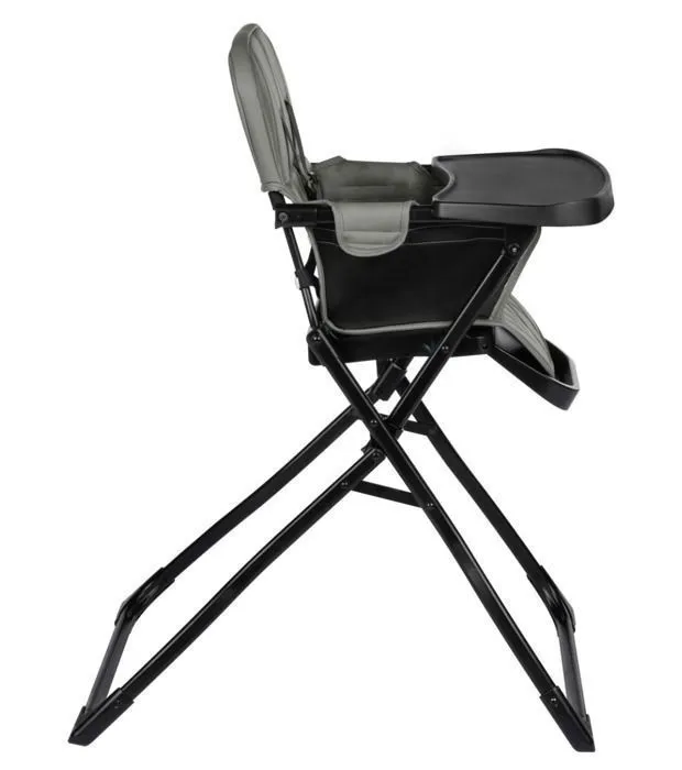 BEBECONFORT LILY Chaise haute bébé, ultra compacte et légère, confort optimal, de 6 mois à 3 ans, jusqu'à 15 kg, Mineral Gray-2