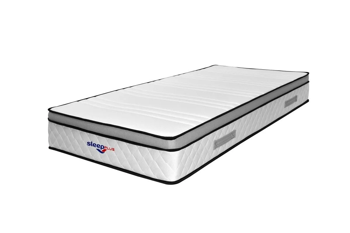 Lot de 2 Matelas marie a Ressorts 3,5 cm Memoire de Forme 75 Kg-m3 2 Aleses 90x190 Hauteur -- 25,5 cm - Accueil Ferme -...-0