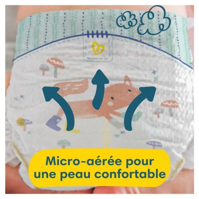 Couches Premium Protection Taille 4 - Pampers - 4x25 - Blanc - Mixte - Paquet-3