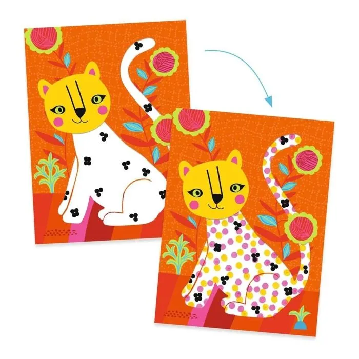Coloriage - Djeco - Des points c'est tout ! - Multicolore - Enfant - Mixte-1