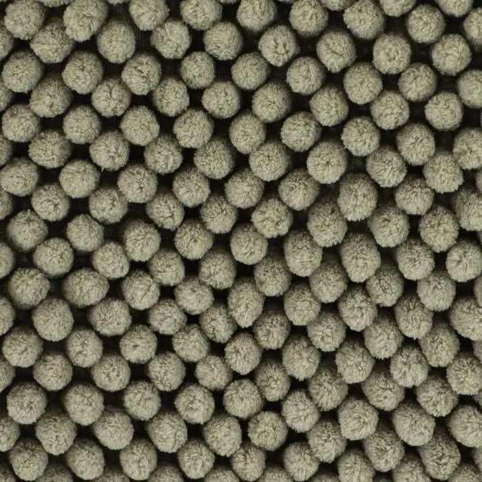 TENDANCE - Tapis de salle de bain Vert sauge en Microfibre Boules 50 x 80 cm Vert Sauge-2